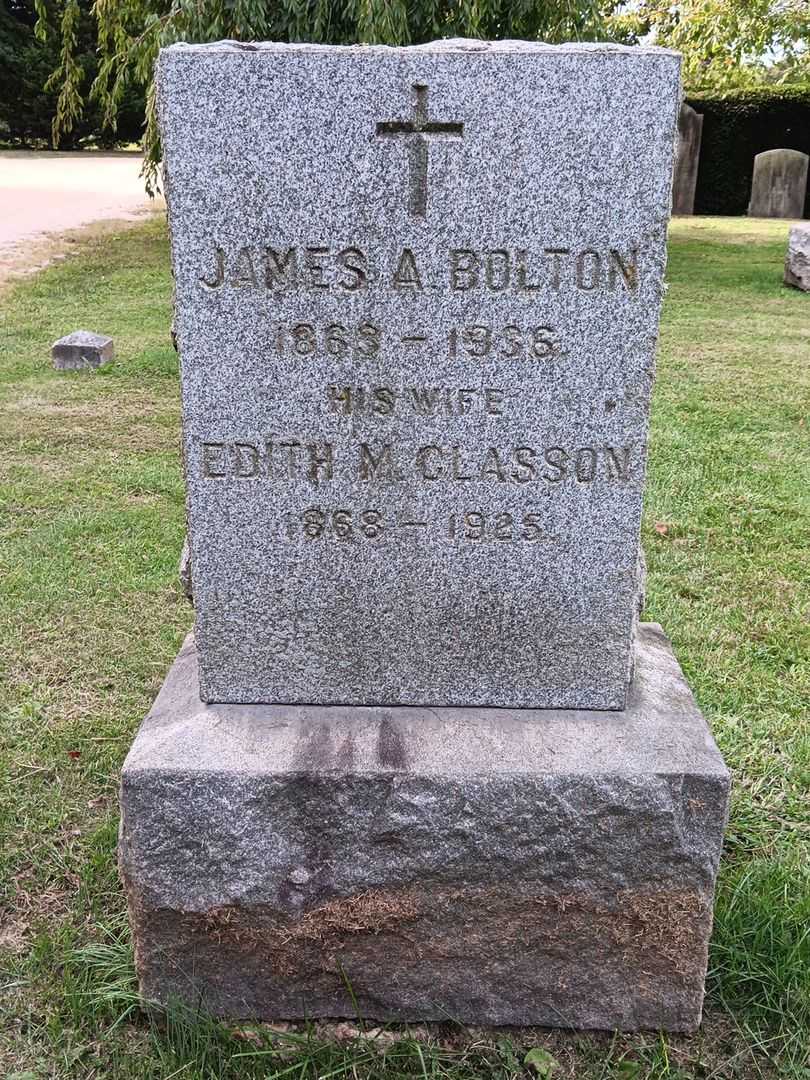 James A. Bolton's grave. Photo 2