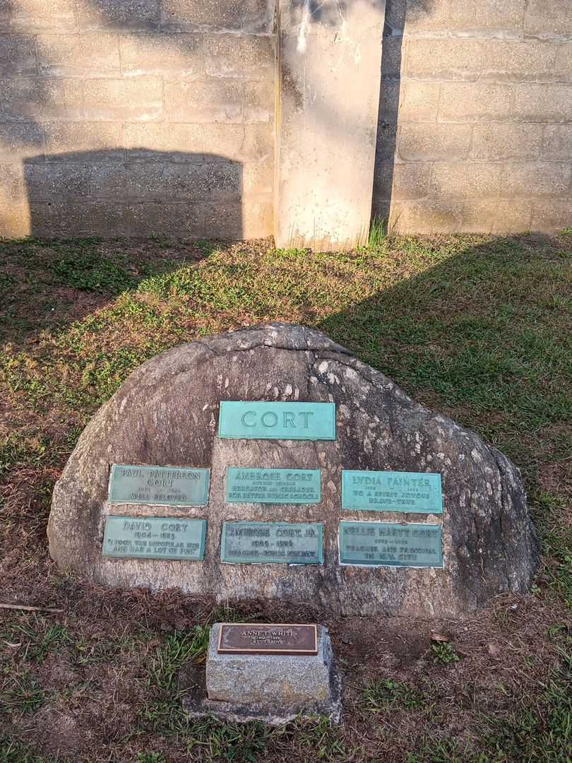Lydia Painter Cort's grave. Photo 2