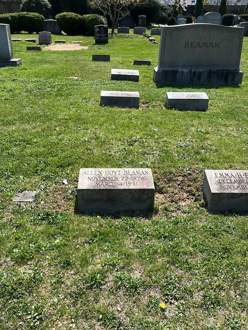 Allen Hoyt Beaman's grave. Photo 2