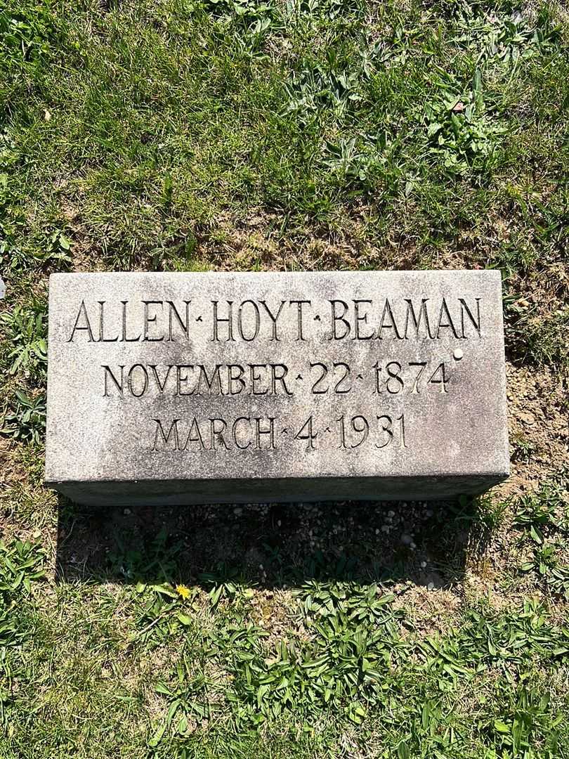 Allen Hoyt Beaman's grave. Photo 3