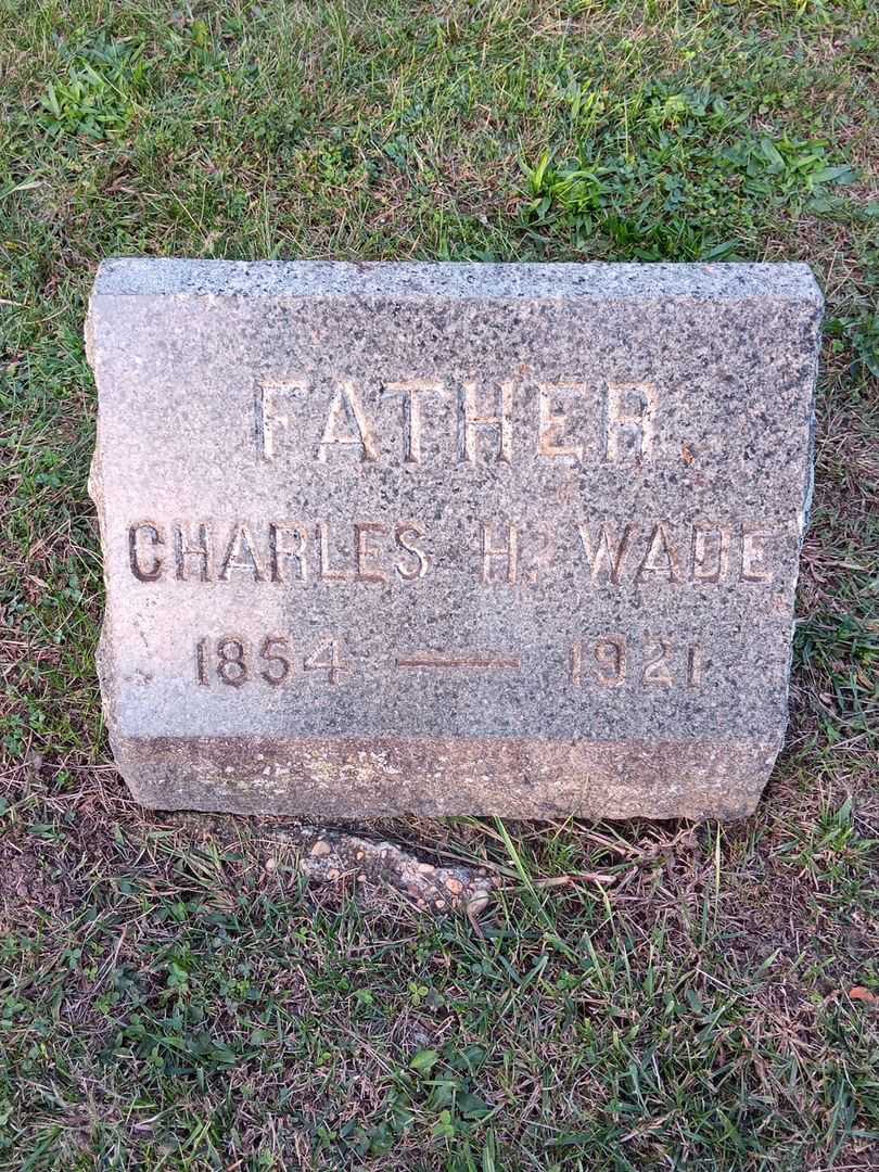Charles H. Wade's grave. Photo 2