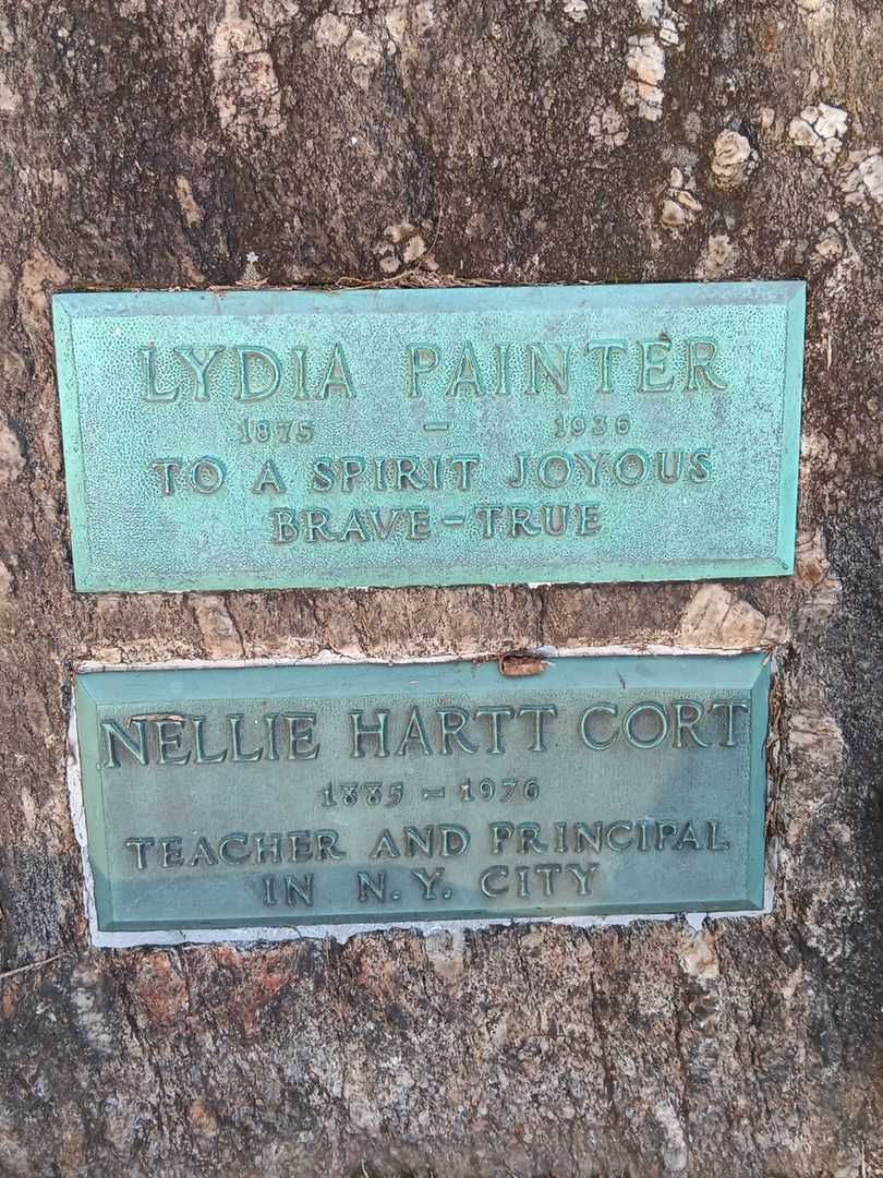 Lydia Painter Cort's grave. Photo 3