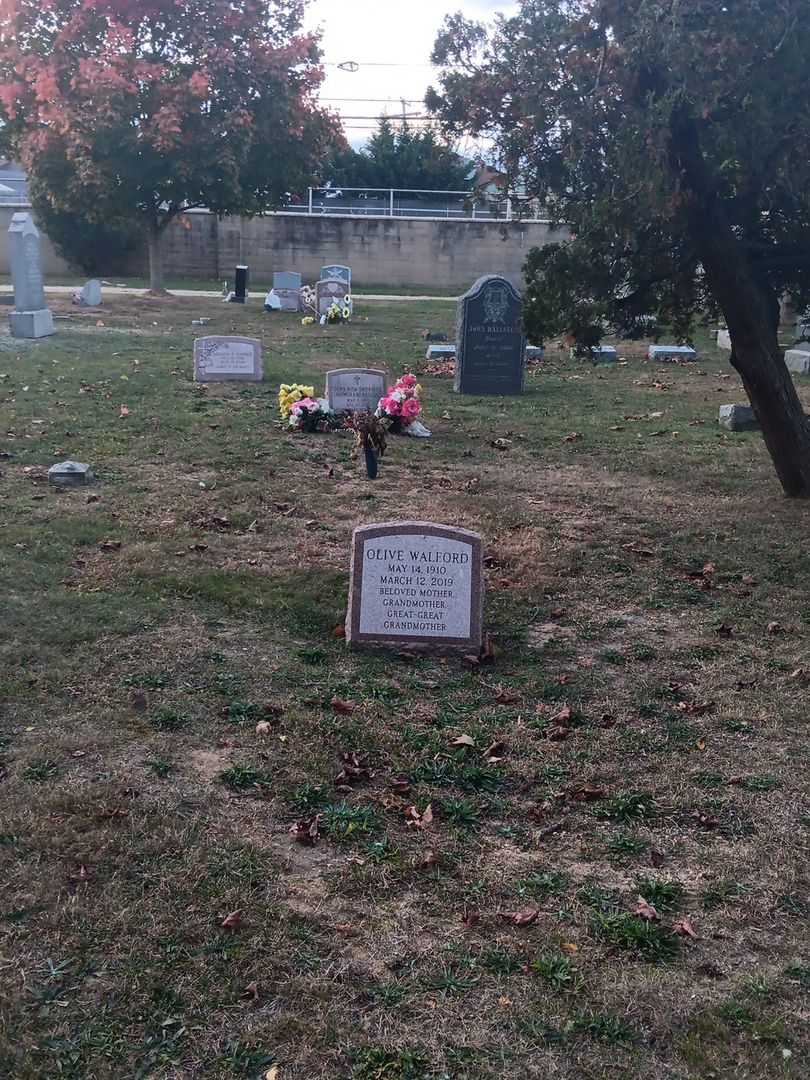 Olive Walford's grave. Photo 1