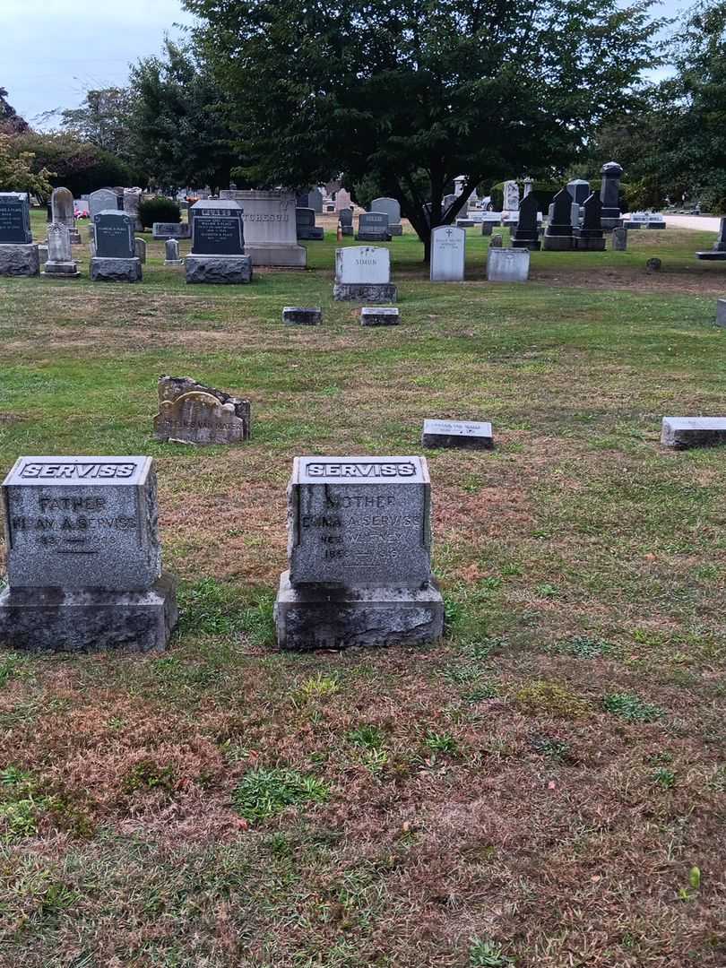 Emma A. Whitney Serviss's grave. Photo 1