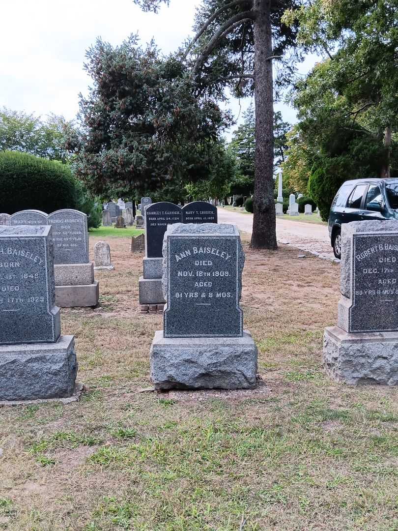 Ann Baiseley's grave. Photo 1