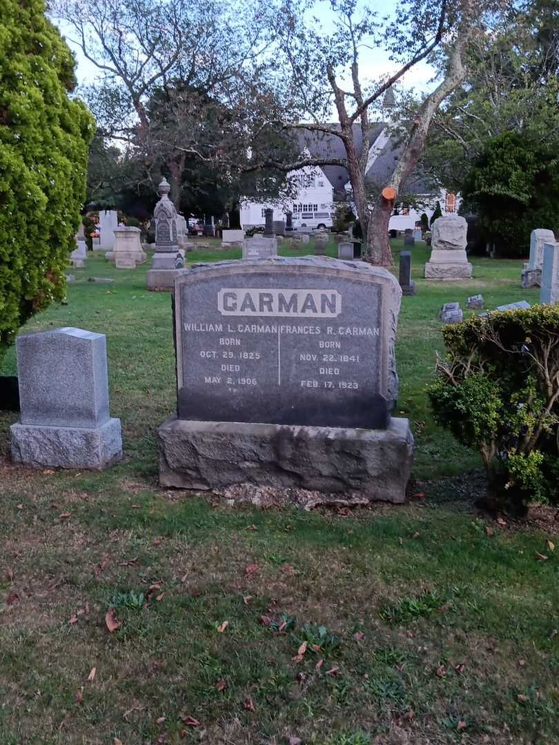 William L. Carman's grave. Photo 1
