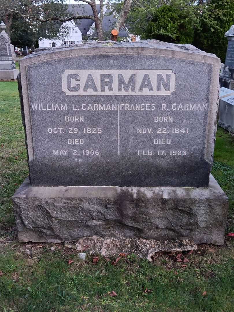 William L. Carman's grave. Photo 2