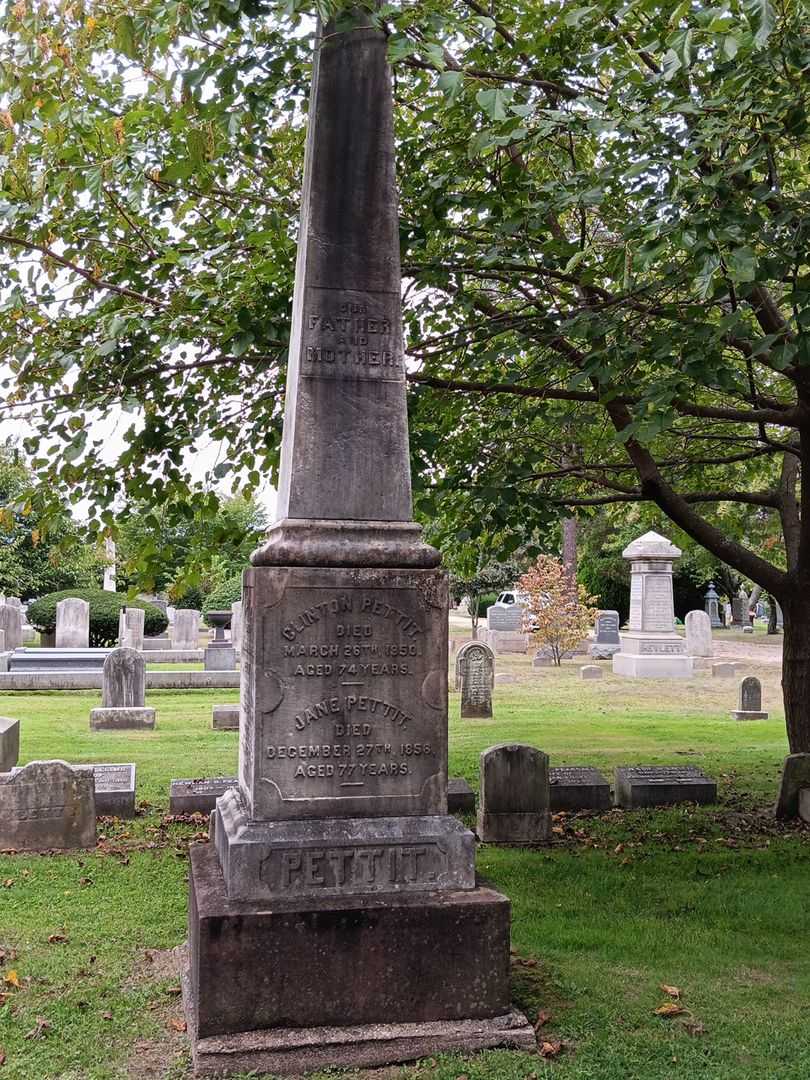 Joanna M. Waite Pettit's grave. Photo 1