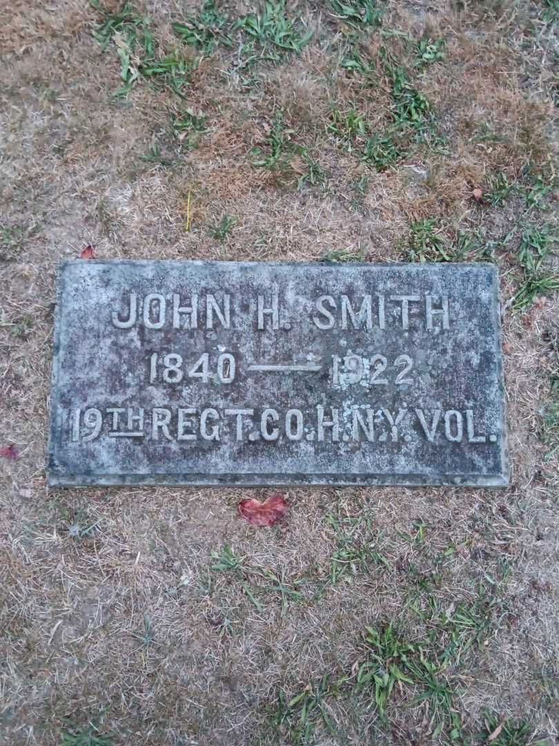 John H. Smith's grave. Photo 3