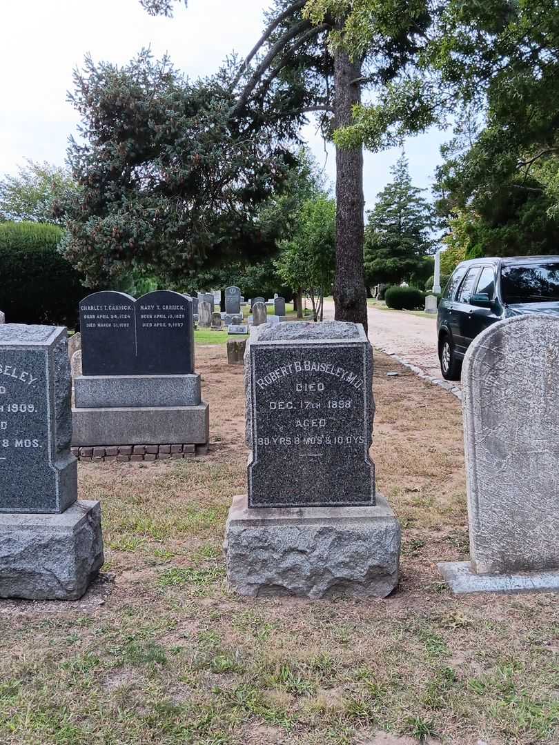 Robert B. Baiseley's grave. Photo 1
