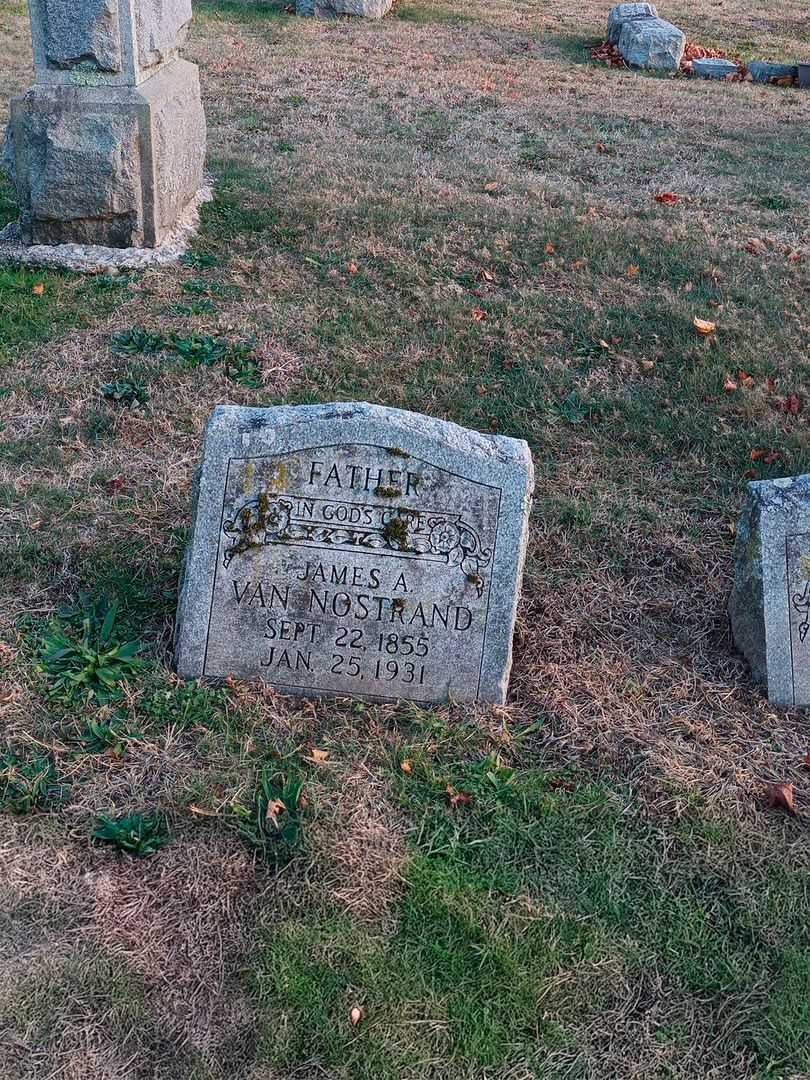 James A. Van Nostrand's grave. Photo 2