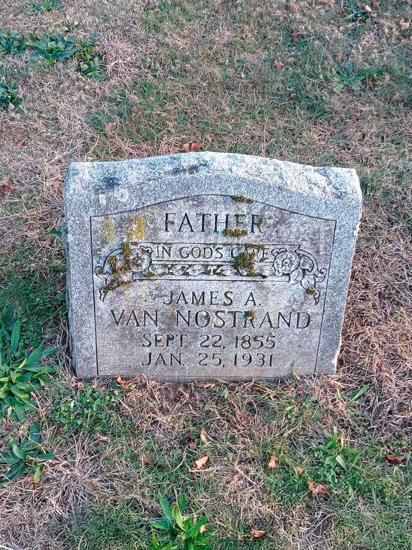 James A. Van Nostrand's grave. Photo 3