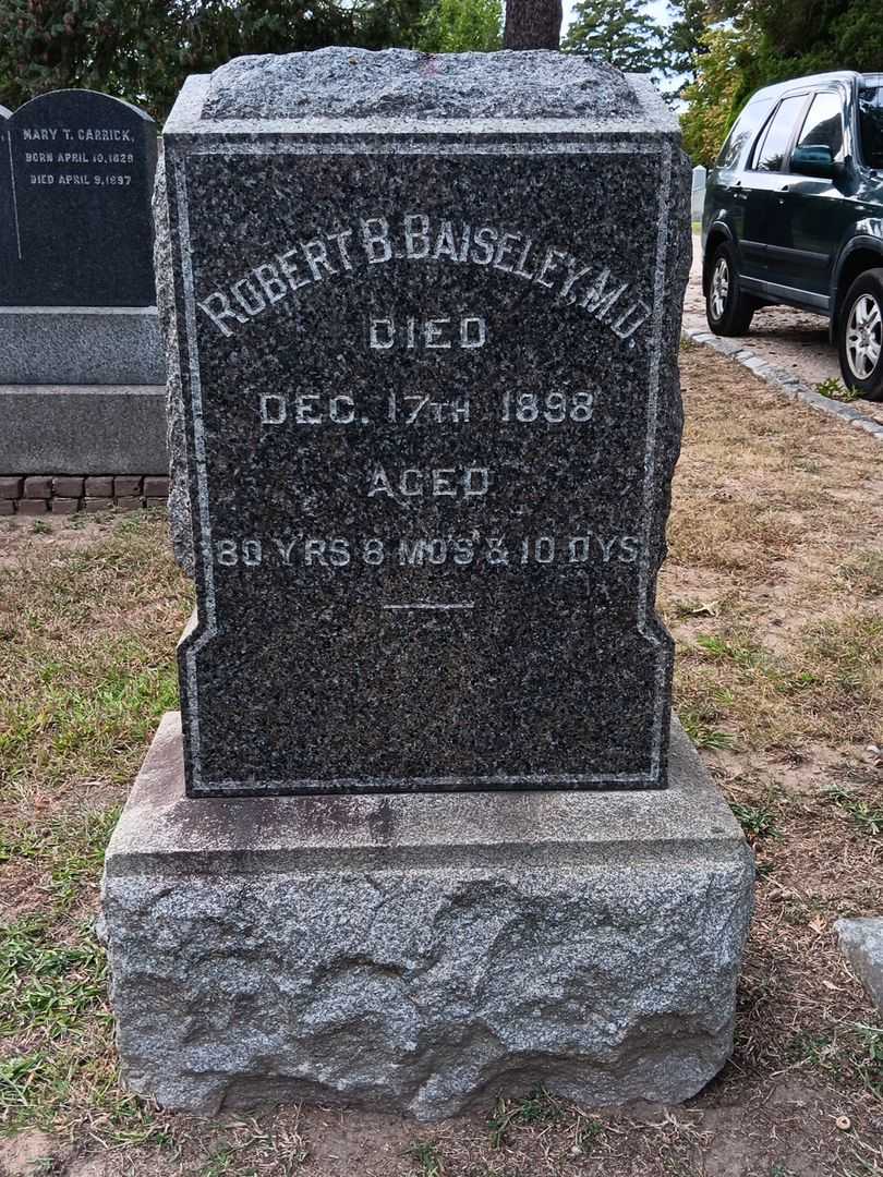 Robert B. Baiseley's grave. Photo 2