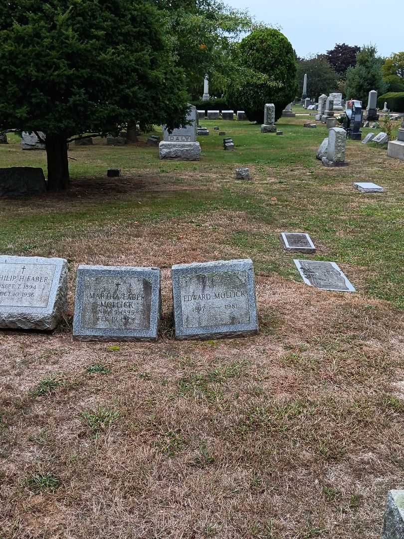 Edward Mollick's grave. Photo 1