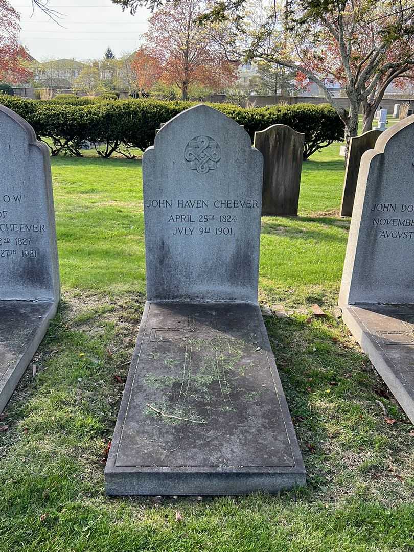 John Haven Cheever's grave. Photo 1