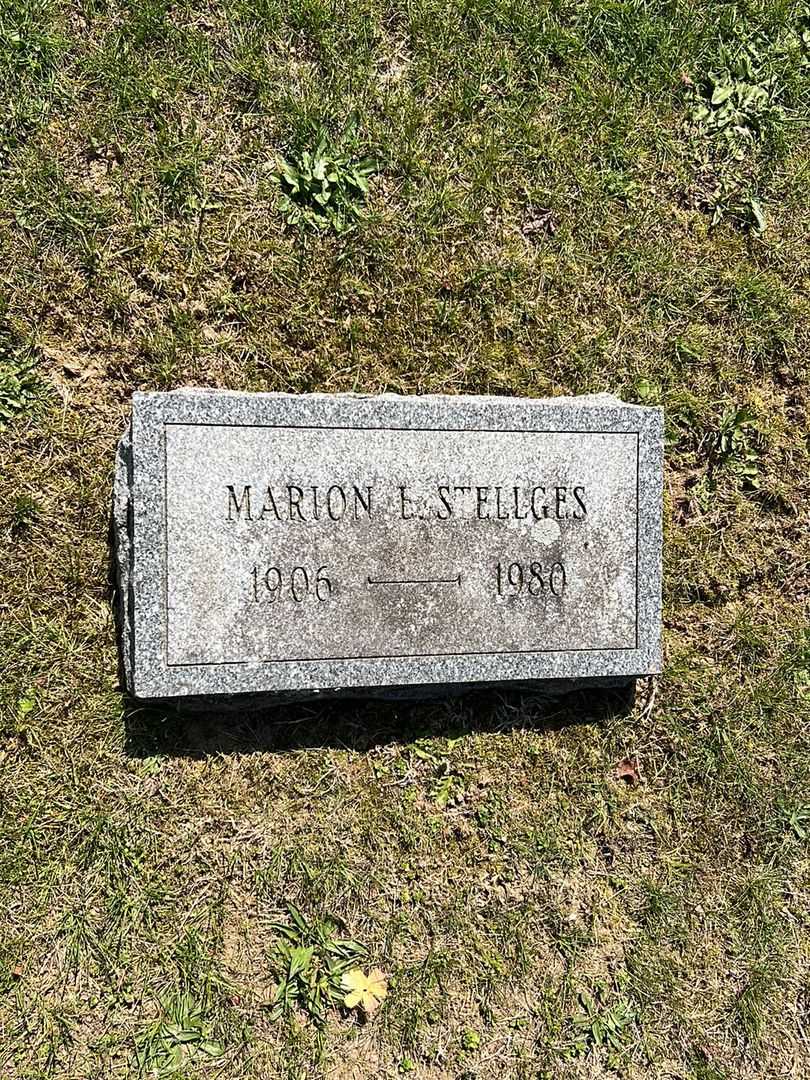 Marion E. Stellges's grave. Photo 3