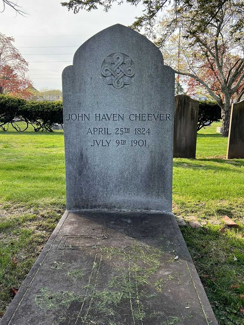 John Haven Cheever's grave. Photo 2