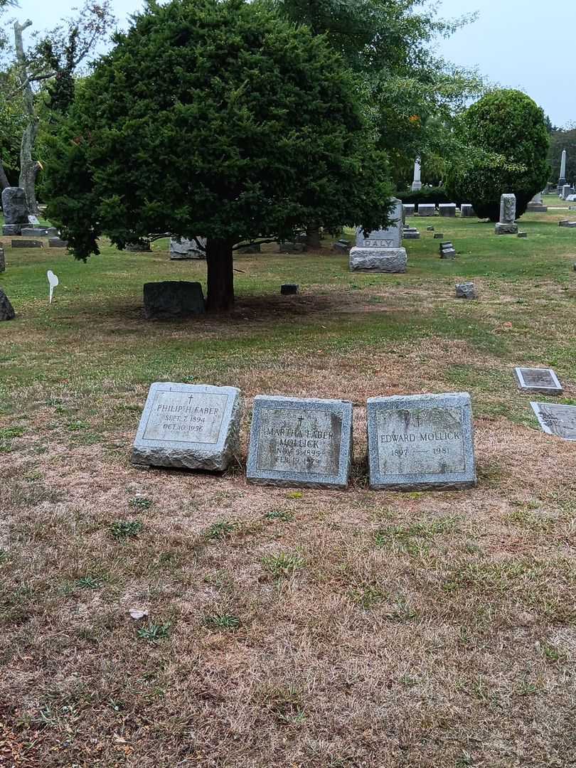 Martha Faber Mollick's grave. Photo 1
