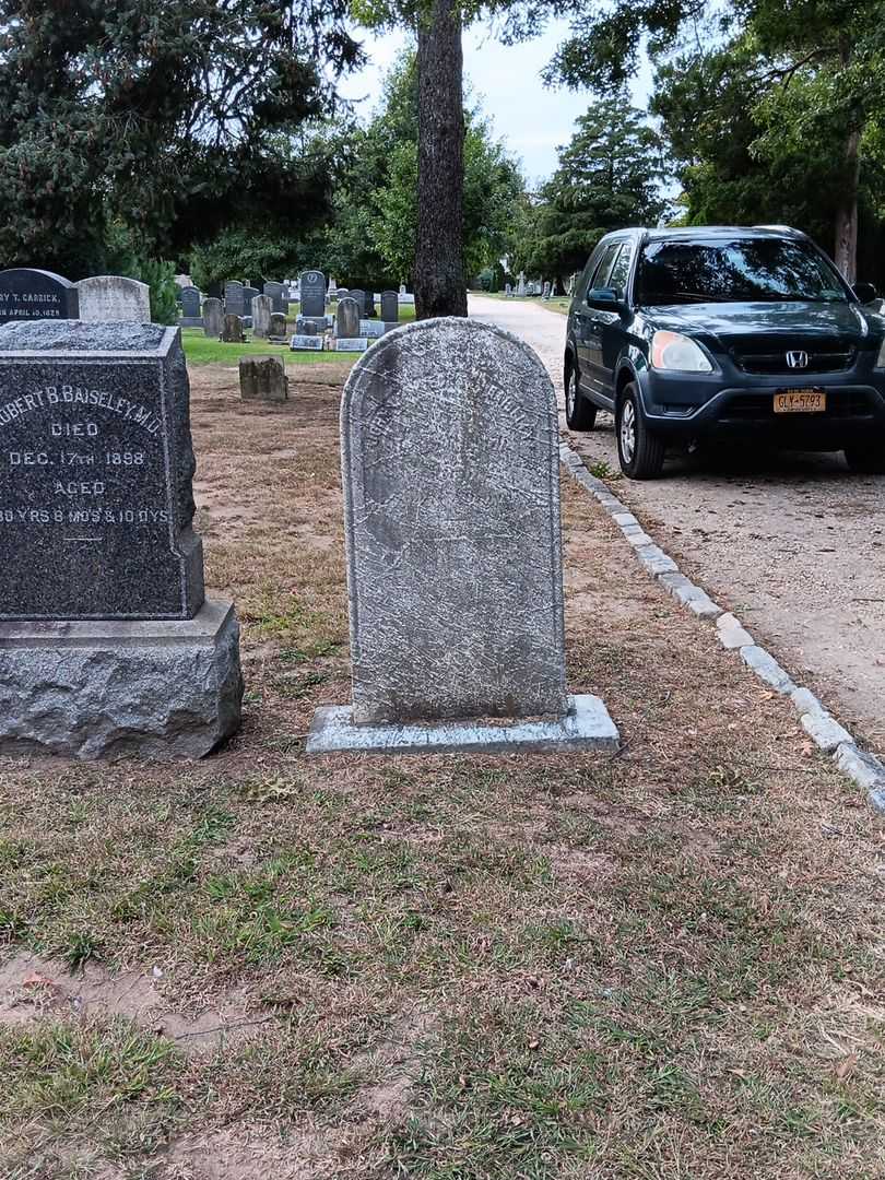 John Van Vechten Baiseley's grave. Photo 1