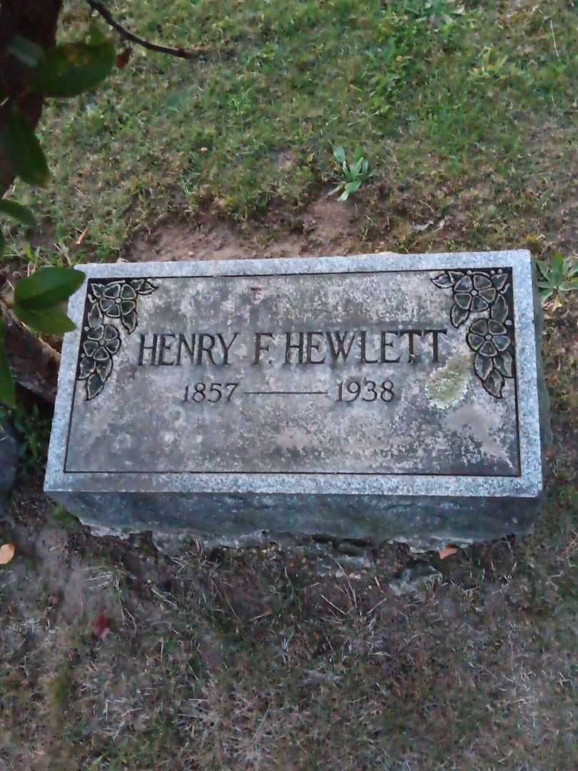 Henry Frank Hewlett's grave. Photo 2