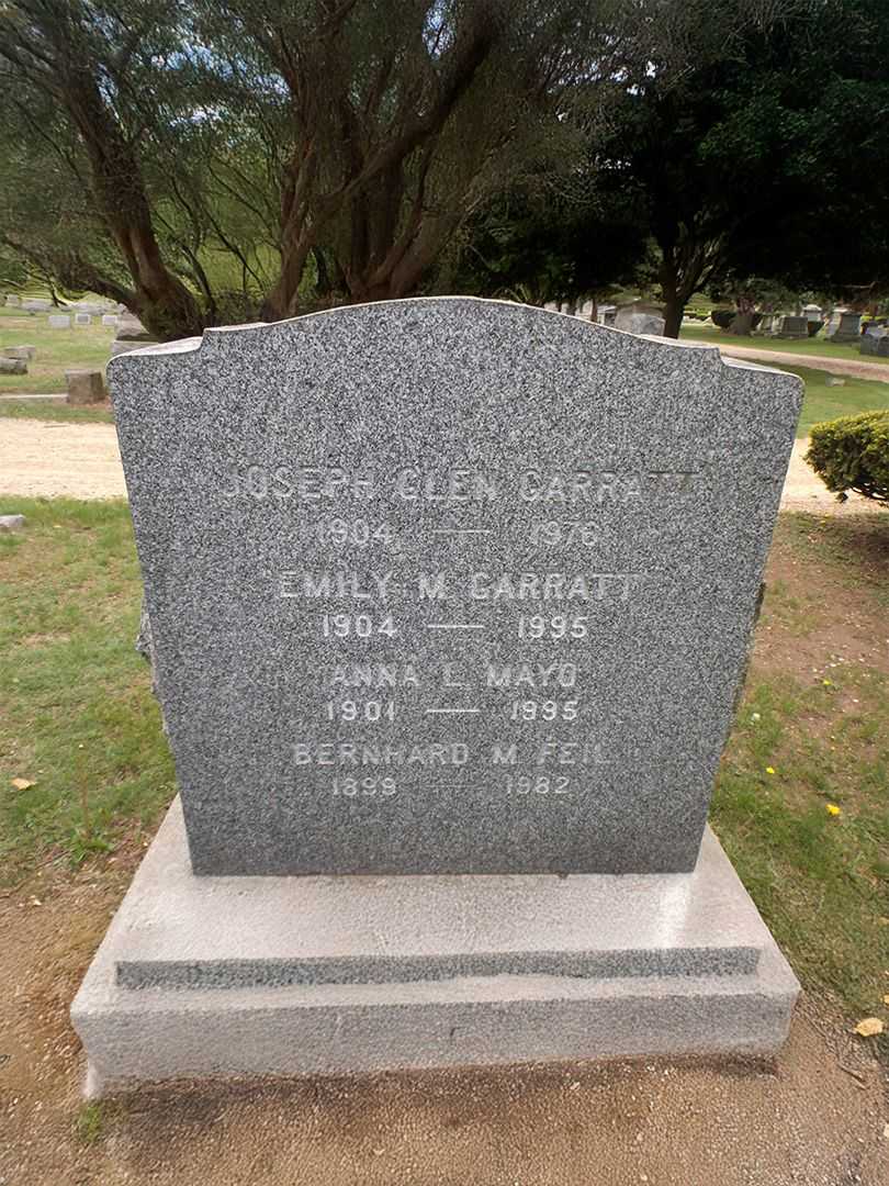 Joseph Glen Garratt's grave. Photo 2
