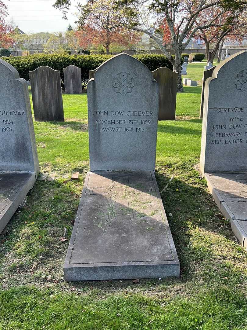 John Dow Cheever's grave. Photo 1