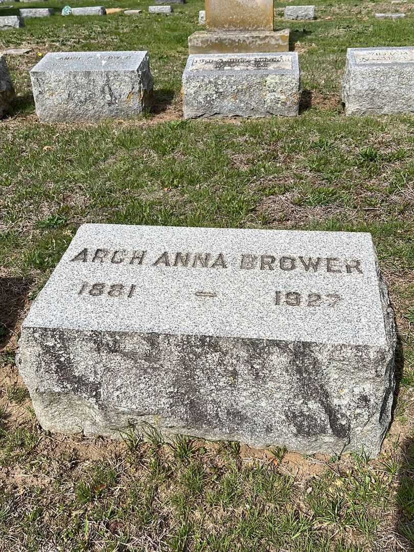 Arch Anna Brower's grave. Photo 3