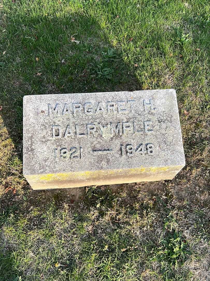 Margaret H. Dalrymple's grave. Photo 3