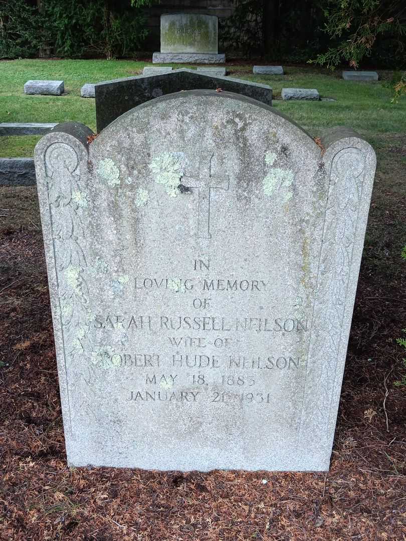 Sarah Russell Neilson's grave. Photo 2