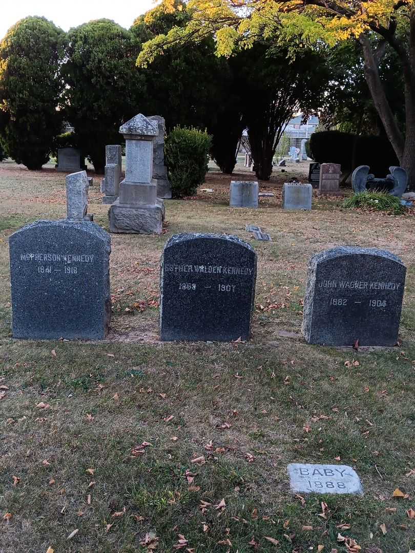 Esther Walden Kennedy's grave. Photo 1
