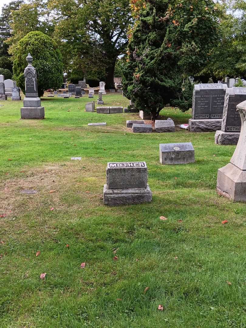 Mary Elizabeth Failing Wesley's grave. Photo 3
