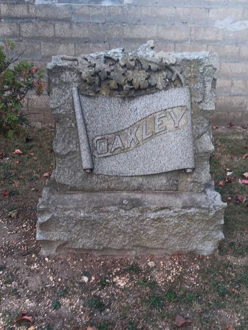 James Oakley's grave