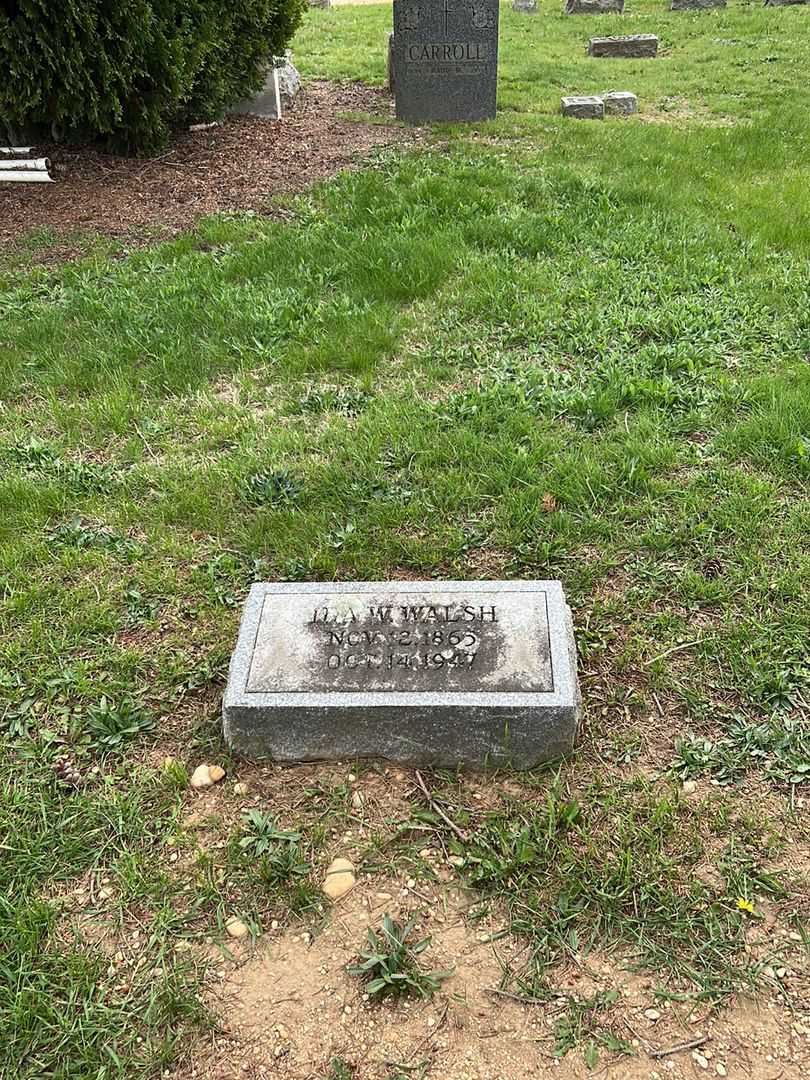 Ida W. Walsh's grave. Photo 1