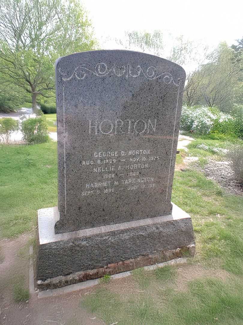 George D. Horton's grave. Photo 2