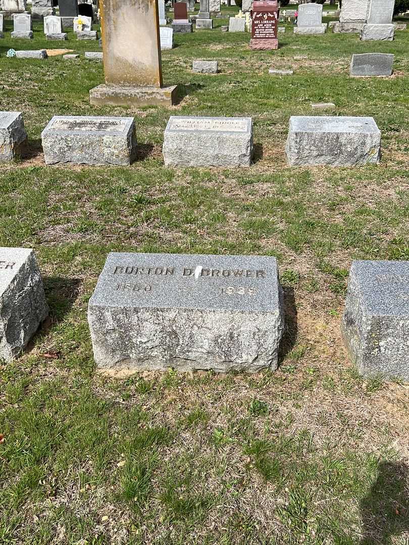 Burton Daniel Brower's grave. Photo 2