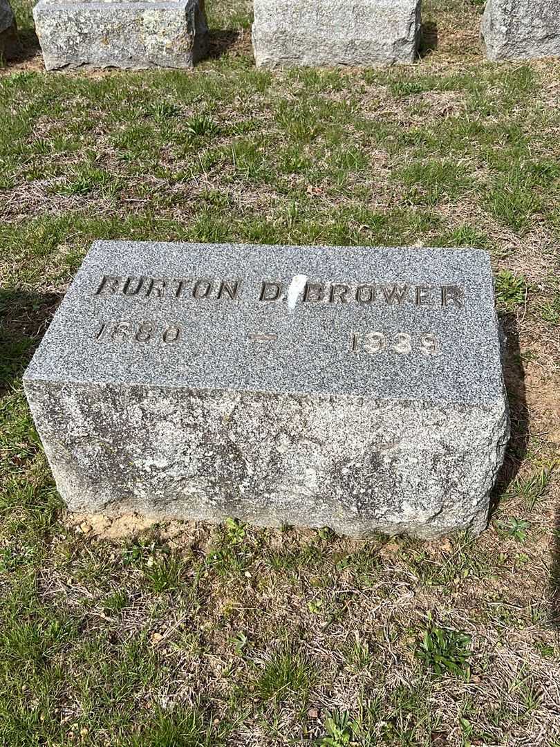 Burton Daniel Brower's grave. Photo 3