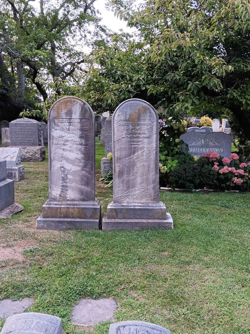David T. Jennings's grave. Photo 1