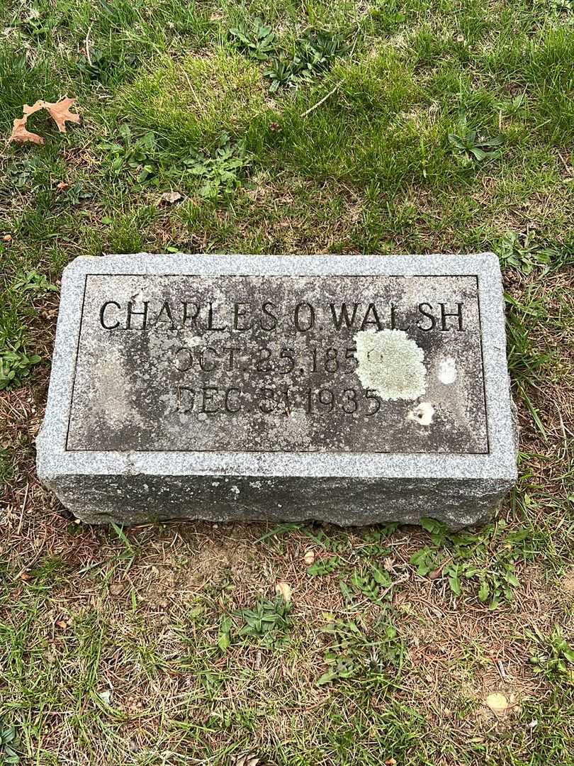 Charles O. Walsh's grave. Photo 2
