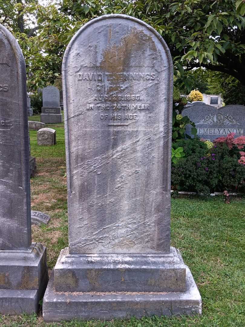 David T. Jennings's grave. Photo 2