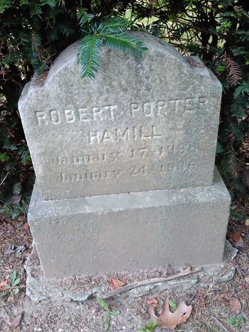 Robert Porter Hamill's grave. Photo 2