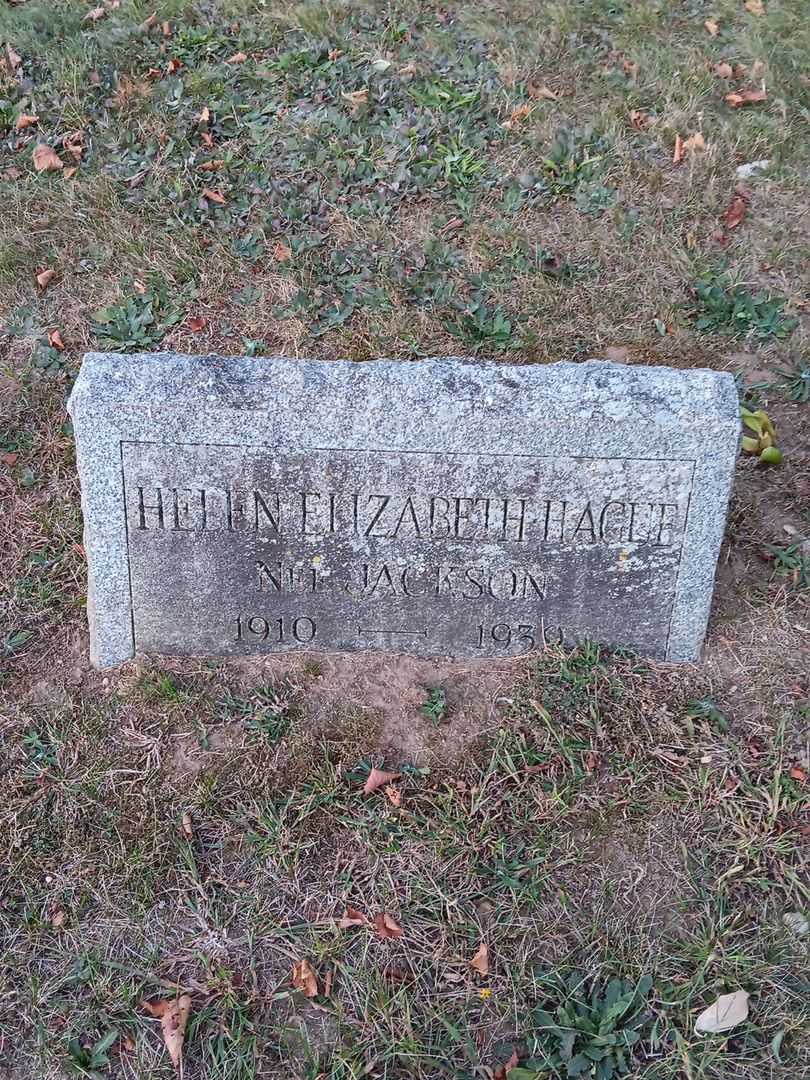 Helen Elizabeth Jackson Hague's grave. Photo 2