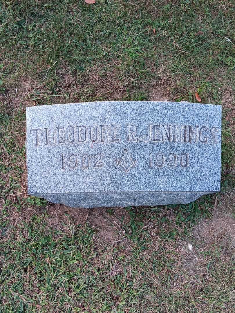 Theodore R. Jennings's grave. Photo 2