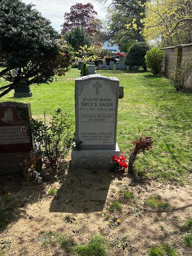 Kwesi B. Hagan's grave. Photo 1
