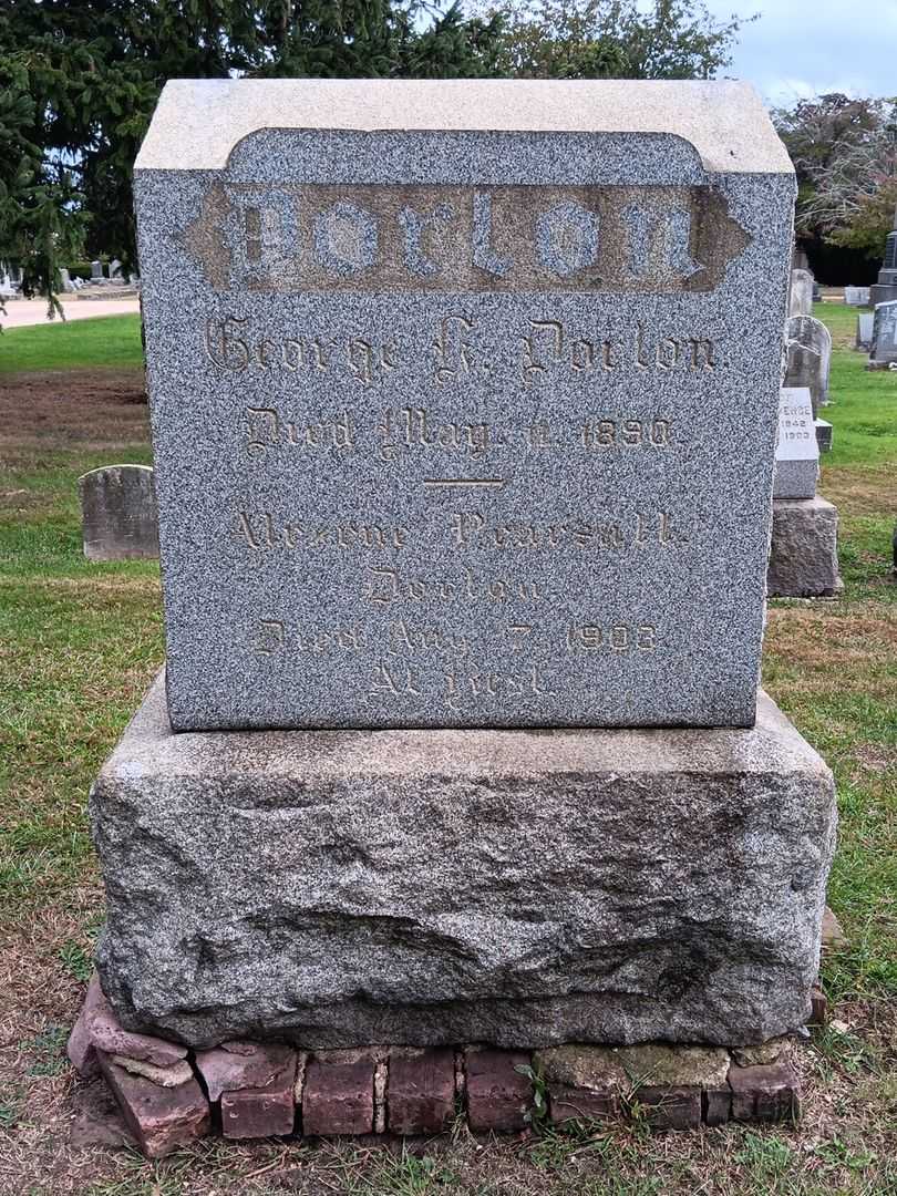 George A. Dorlon's grave. Photo 2