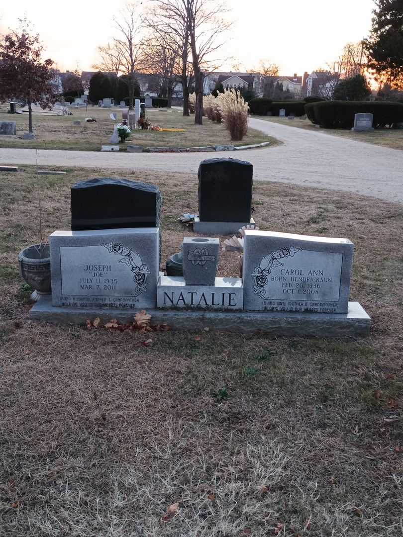 Joseph "Joe" Natalie's grave. Photo 1