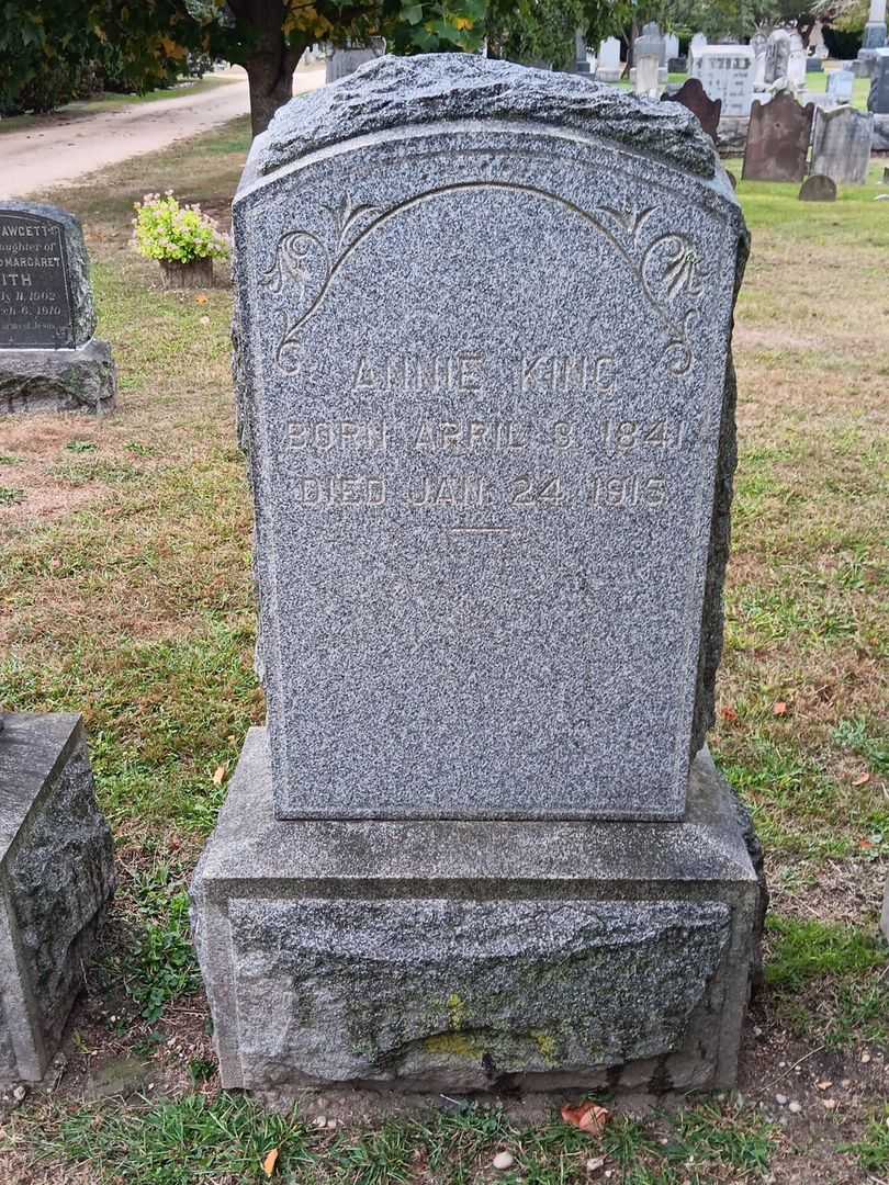 Annie King's grave. Photo 2