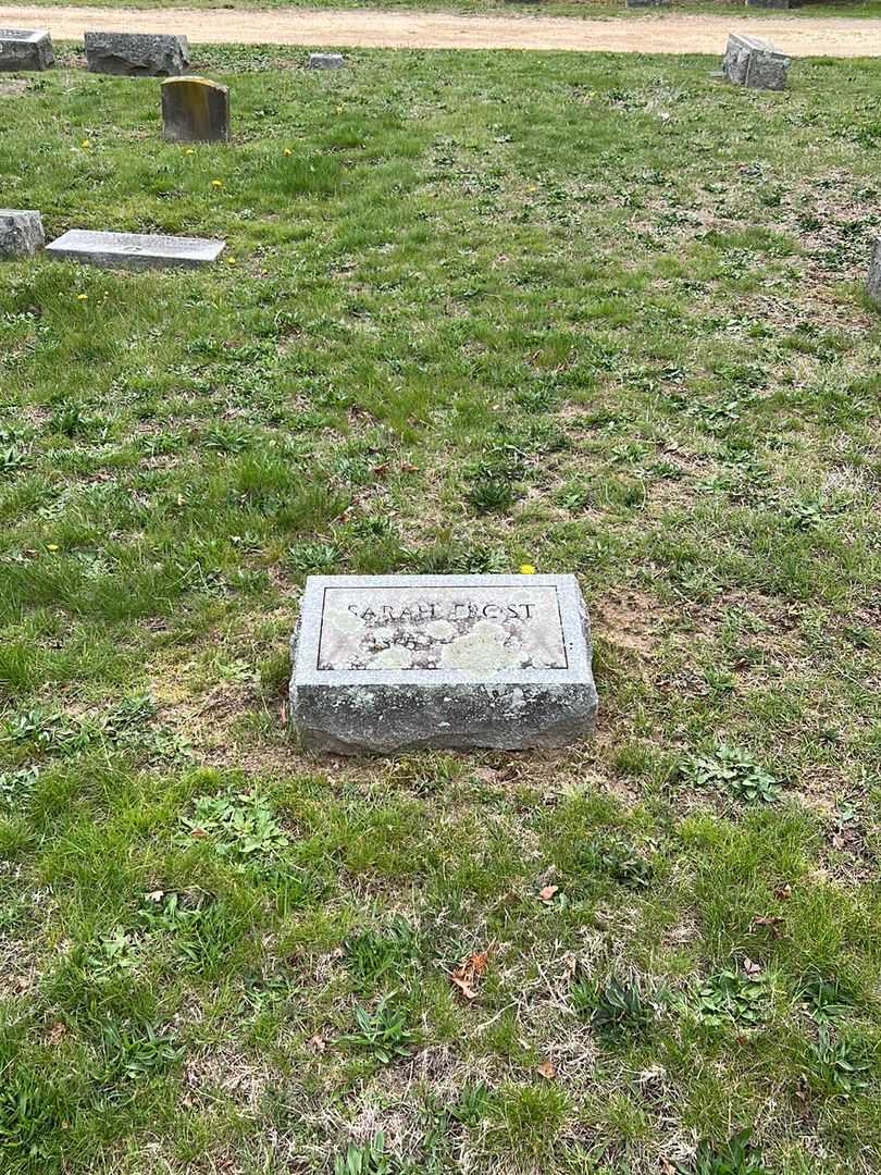 Sarah Frost's grave. Photo 2