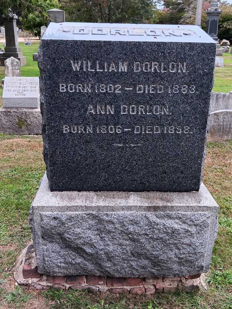 William Dorlon's grave. Photo 2