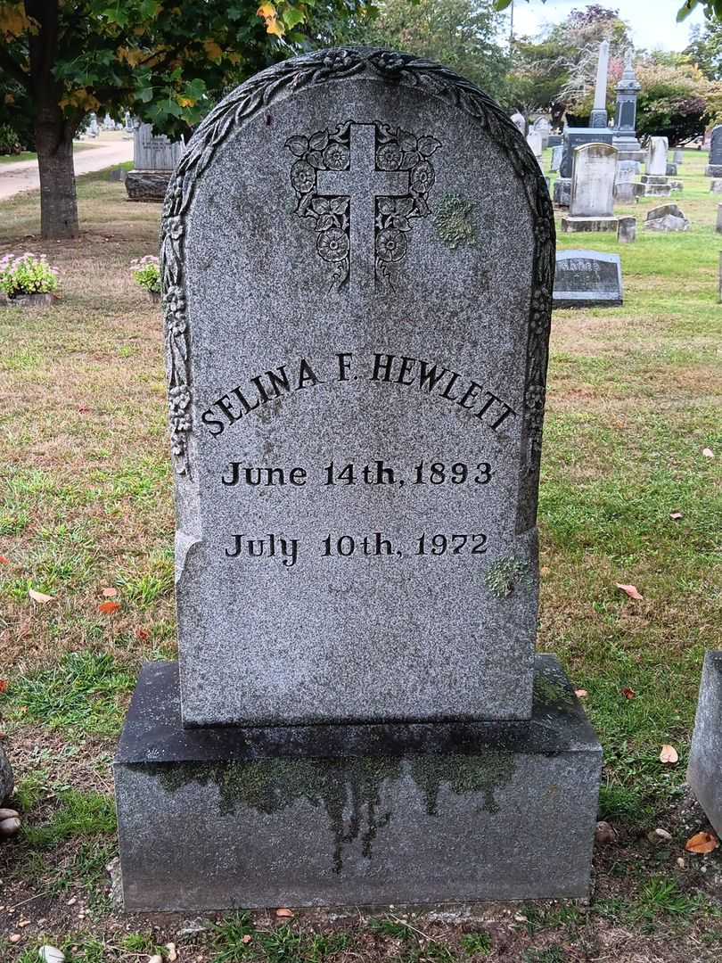 Selina F. Hewlett's grave. Photo 2