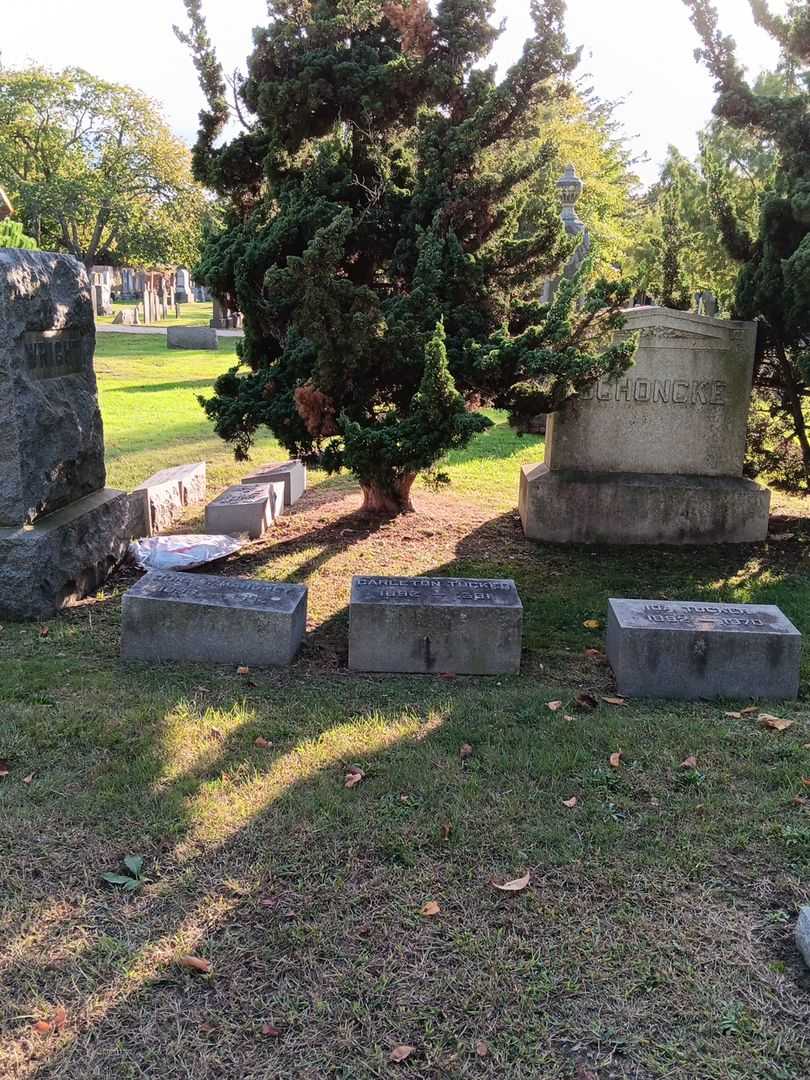 Carleton A. Tucker's grave. Photo 2